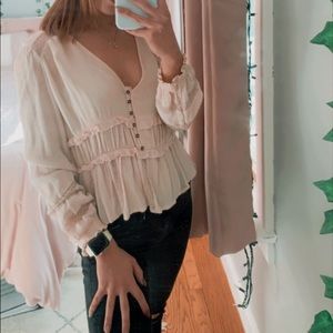 American Eagle Flowy Shirt